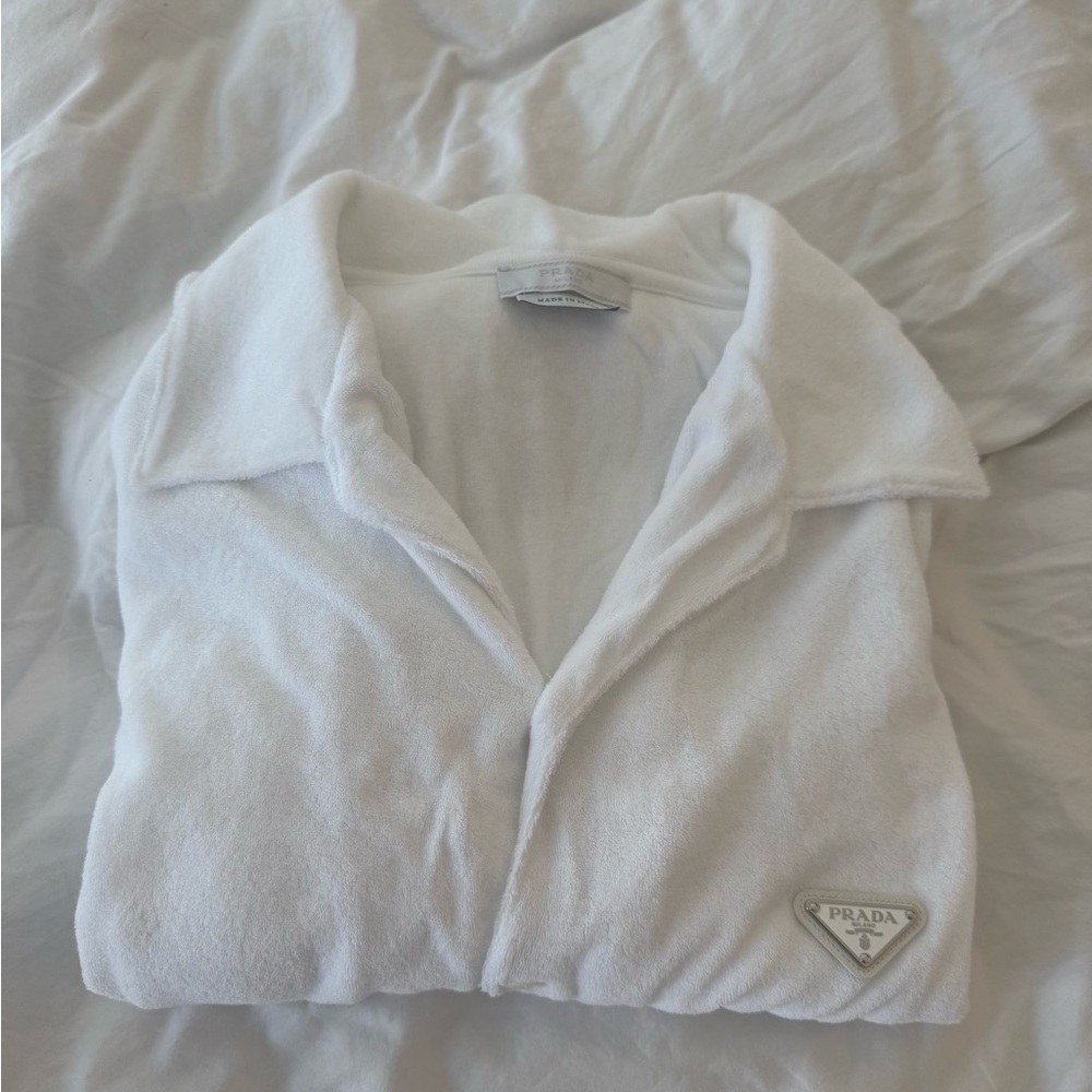 Prada Cotton Garment in White